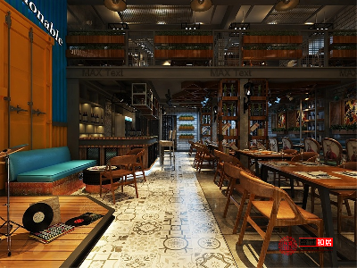 合肥廬陽區(qū)燒烤店設(shè)計裝修案例